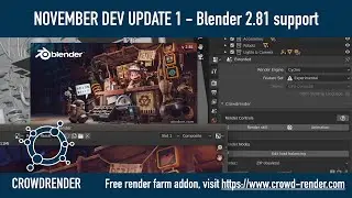 November Dev Update 1 | Blender 2.81 Support | Render Farm Software