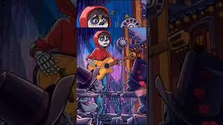 𝘿𝙞𝙨𝙣𝙚𝙮 𝘾𝙤𝙘𝙤 - 𝑷𝒊𝒙𝒂𝒓 𝑪𝒐𝒄𝒐 2-1 Movie Drawing & Painting - Funny Disney #coco  #painting