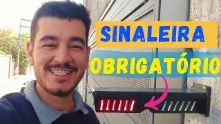 COMO INSTALAR SINALEIRA NO PORTÃO E FAZER AS CONFIGURAÇÕES