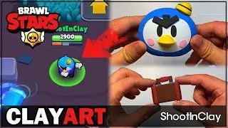 [brawlstars]how to make new brawler Mr.P from soft clay (Clay art)