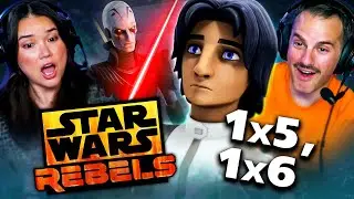 STAR WARS: REBELS Season 1 Eps 5 & 6 Reaction! | First Time Watch