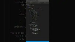 💎💎Hollow Diamond Pattern In C Language💎💎 #coding