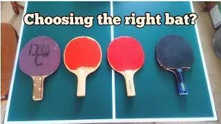 How To Select The Right Table Tennis Bat