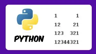 How to print number crown pattern in python || Number crown pattern ||Pattern