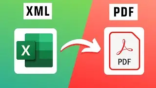 How To Convert XML File To PDF File Online For FREE