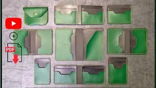 Set of 9 wallets PDF pattern download
