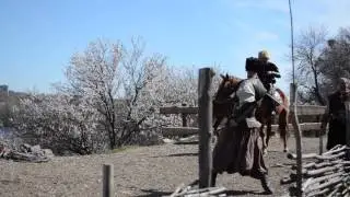 о. Хортиця. Виступ Січових Козаків. Дві Шаблі