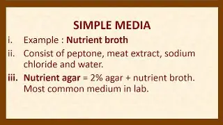 Culture media II Classification of culture media II Microbiology unit 1