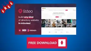 Download Listeo WordPress Theme for Free | Directory & Booking Theme for WordPress (2025)