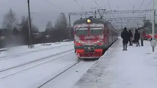 ЭТ2М-101 - Прибытие на станцию Грузино
