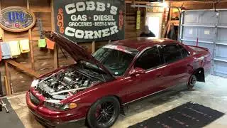 Boosted Buick winter wheel swap.