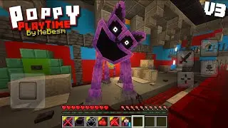 CatNap Morph! Poppy Playtime By MeBesm V3 | Addon Minecraft Bedrock