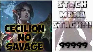 CECILION STACK MANA OVERLOAD!!!GAK ADA OBATNYA!!!