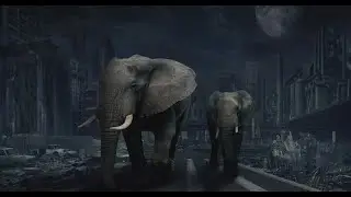 Elephants Photoshop Manipulation Tutorial | Fotomontaje Elefantes tutorial