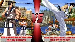 [Mugen - KOF] Kim Kaphwan (Mouser) vs. Kim Jae Hoon (119way)