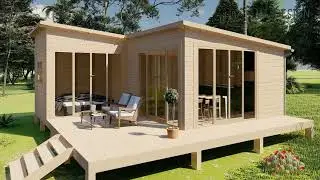 Animation Chalet en bois