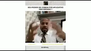 SEU PEDIDO DE COMIDA POR DELIVERY VEIO ERRADO OU NÃO CHEGOU?