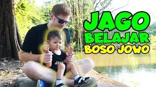 BULE JOWO NGAJAR ANAKNYA BOSO JOWO !!