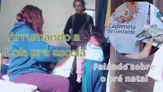Rotina da manhã com a Lola + consulta do pré natal ( mãe aos 20 )