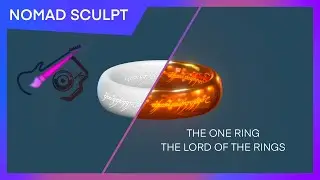 One Ring Sculpt, Lord of the Rings, Nomad Sculpt