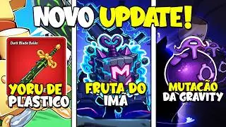 UPDATE NO BLOX FRUITS! SKIN DARK BLADE DE BALÃO GRÁTIS,NOVA FRUTA IMÃ E MUITO MAIS! 😱