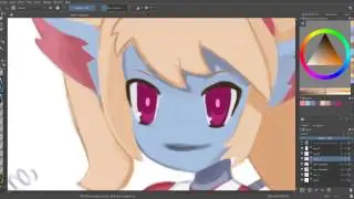 Lol Skin Idea: Lil Slugger Poppy Speedpaint [Krita]