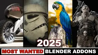 7 INSANE Blender Addons EVERY Artist Needs. 2025 UPDATE READY.