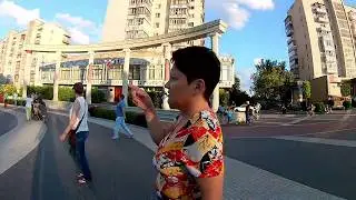 Красивый город Ирпень, центральная площадь