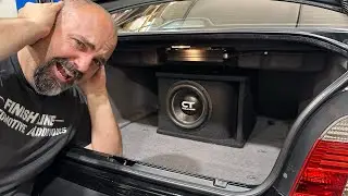E39 CT Sounds Subwoofer/Amp Install
