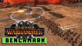 Total War Warhammer III PC BENCHMARK - 1440P ULTRA (PC 10700K + RTX 3070)