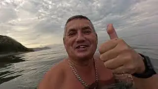 #Анапа. Сегодня 09.09.2024. Чёрное море. Пляж «Малая Бухта». Утро 7.00 Воздух 21 Море 23 Купание.