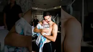 Skin to skin contact after birth with Dad