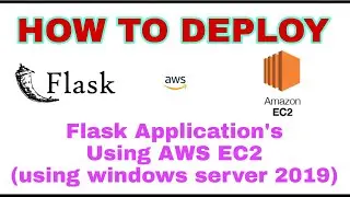 How to Deploy Flask Application's using AWS ec2 | 