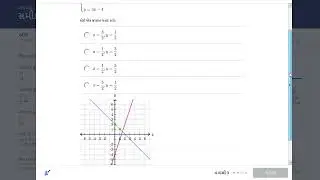 આલેખ સાથે સમીકરણ-યુગ્મ: y=-5x+6 & y=3x-2