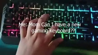 Mom, can I have a gaming keyboard? #shorts