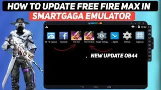 How To Install Free Fire Max In SmartGaga Emulator || Smartgaga Free Fire Max New Update OB44 ||
