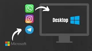 How to add Application icons to Desktop that downloaded from microsoft store on windows 10&11