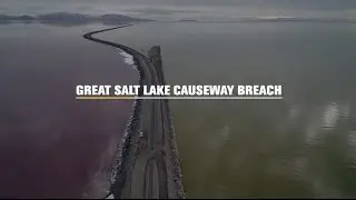 Great Salt Lake Causeway Breach: North and South Arms Combine