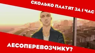 сколько платят на лесоперевозке в час? | на Mordor rp |