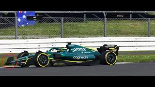 F1 22 time trial, hotlap Imola 1.16.720, cockpit cam, no assists, no commentary, ultrawide HD
