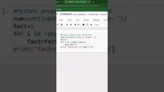 Python program to factorial of a number 👨‍💻 | 