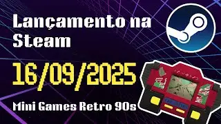 Mini Games Retro 90s – Lançamento oficial na Steam (16/09/2025)
