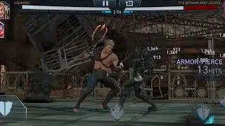 Injustice 2 Mobile Fully Ascended Silver character Gameplay
