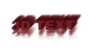 PicsArt || 3D Effect || How To 3D text