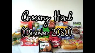 Monthly Grocery Haul December 2020 l SEAFOOD LUNCH