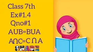 class 7th /Ex 1.4/Qno 1/learning maths with faiza