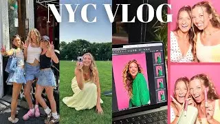 NYC VLOG: girls trip, exciting photoshoot, DAE event, exploring & meeting friends!!!