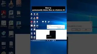 How to permanently delete files folder on windows 10 || Parmanent delete shortcut key laptop and pc