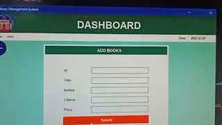 Library Management System using Python Tkinter module 📚📚📚