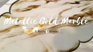 How to make METALLIC gold marble out of resin (a quick tutorial)